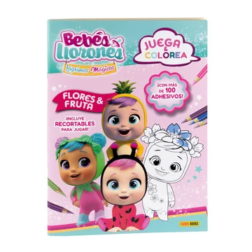 BEBÉS LLORONES. ¡JUEGA Y COLOREA CON LOS BEBÉS! FLORES & FRUTAS