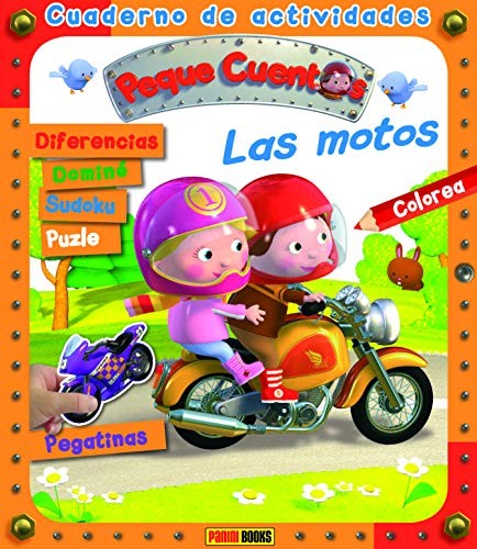 CUADERNO DE ACTIVIDADES. PEQUE CUENTOS LAS MOTOS
