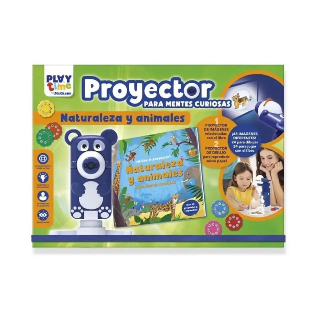 PROYECTOR PARA MENTES CURIOSAS: NATURALEZA Y ANIMALES
