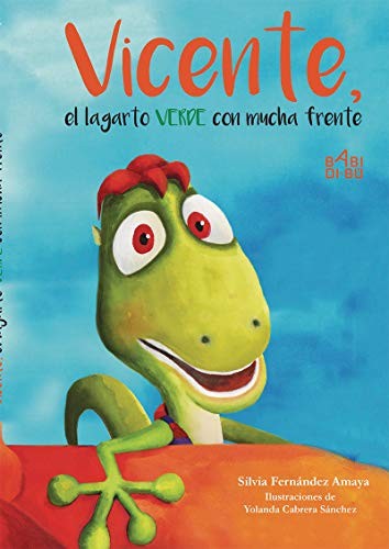 VICENTE EL LAGARTO VERDE CON MUCHA FRENT