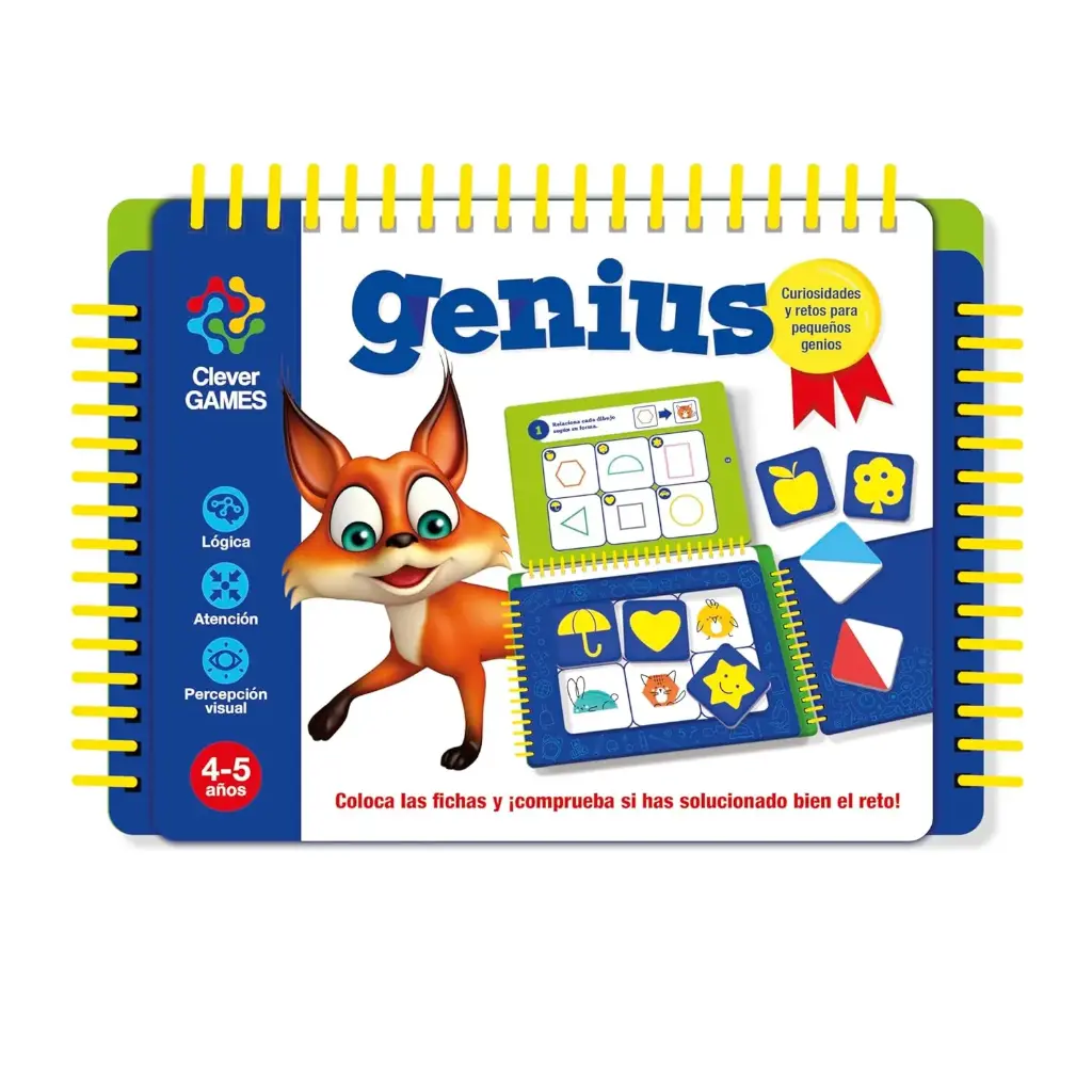 CLEVER GAMES GENIUS 4-5 AÑOS