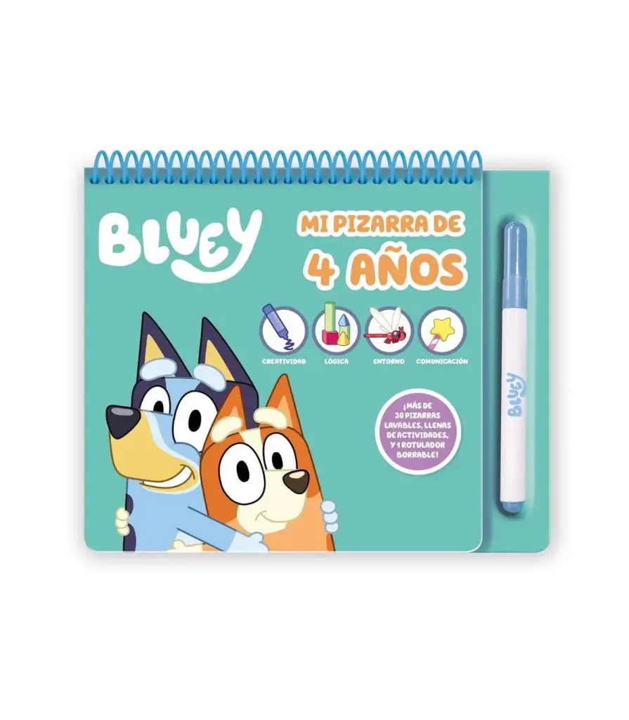BLUEY - MI PIZARRA DE 4 AÑOS