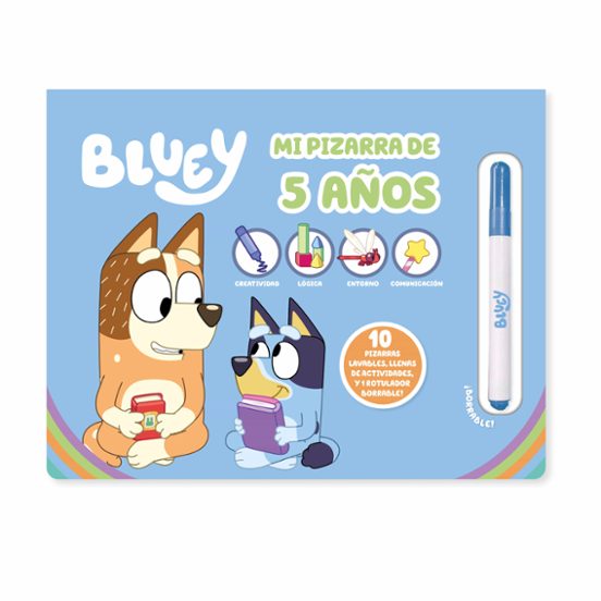 BLUEY - MI PIZARRA DE 5 AÑOS