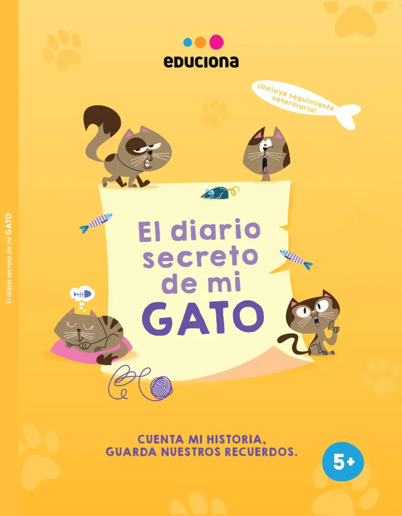 DIARIO SECRETO DE TU GATO - EDUCIONA 
