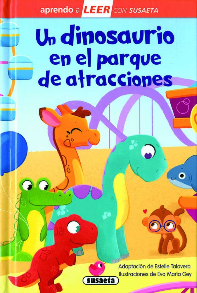 UN DINOSAURIO EN EL PARQUE DE