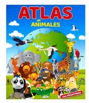 COLECCIÓN ATLAS: ATLAS DE ANIMALES CON PEGATINAS 